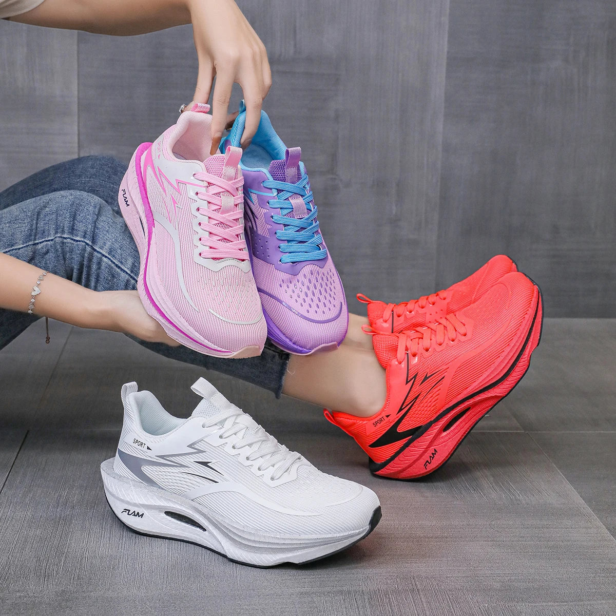 Nordspur | LuminaDash Lightweight Cushioned Running Shoes