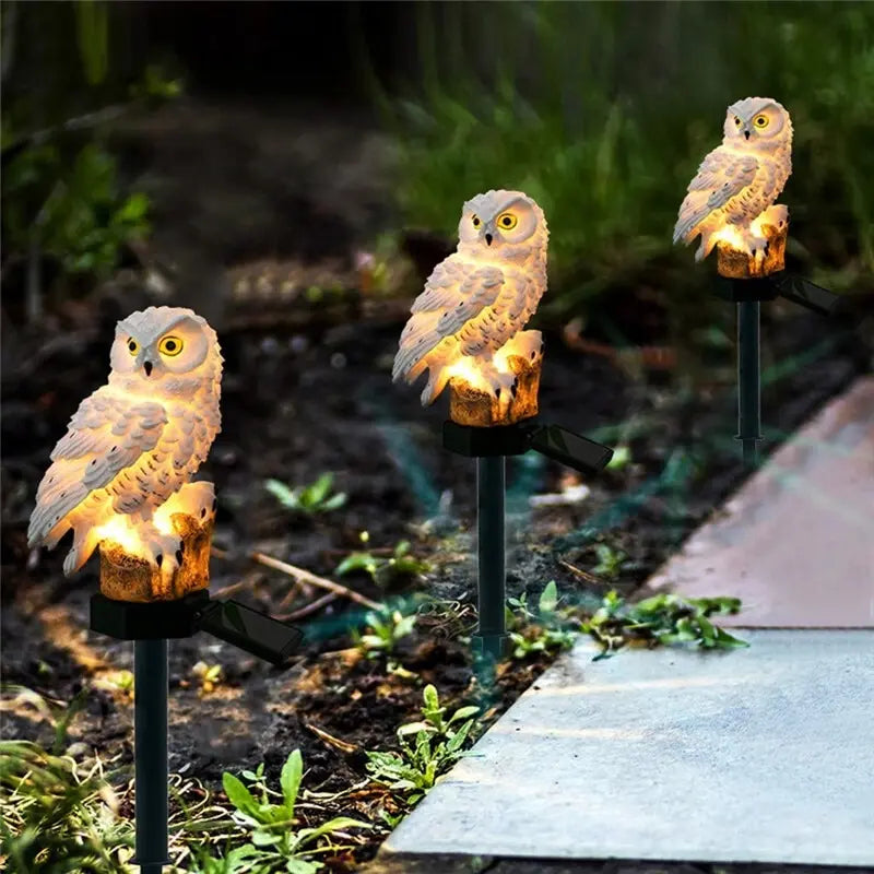 Nordspur | LuminaOwl Solar-Powered Owl Garden Stake Light