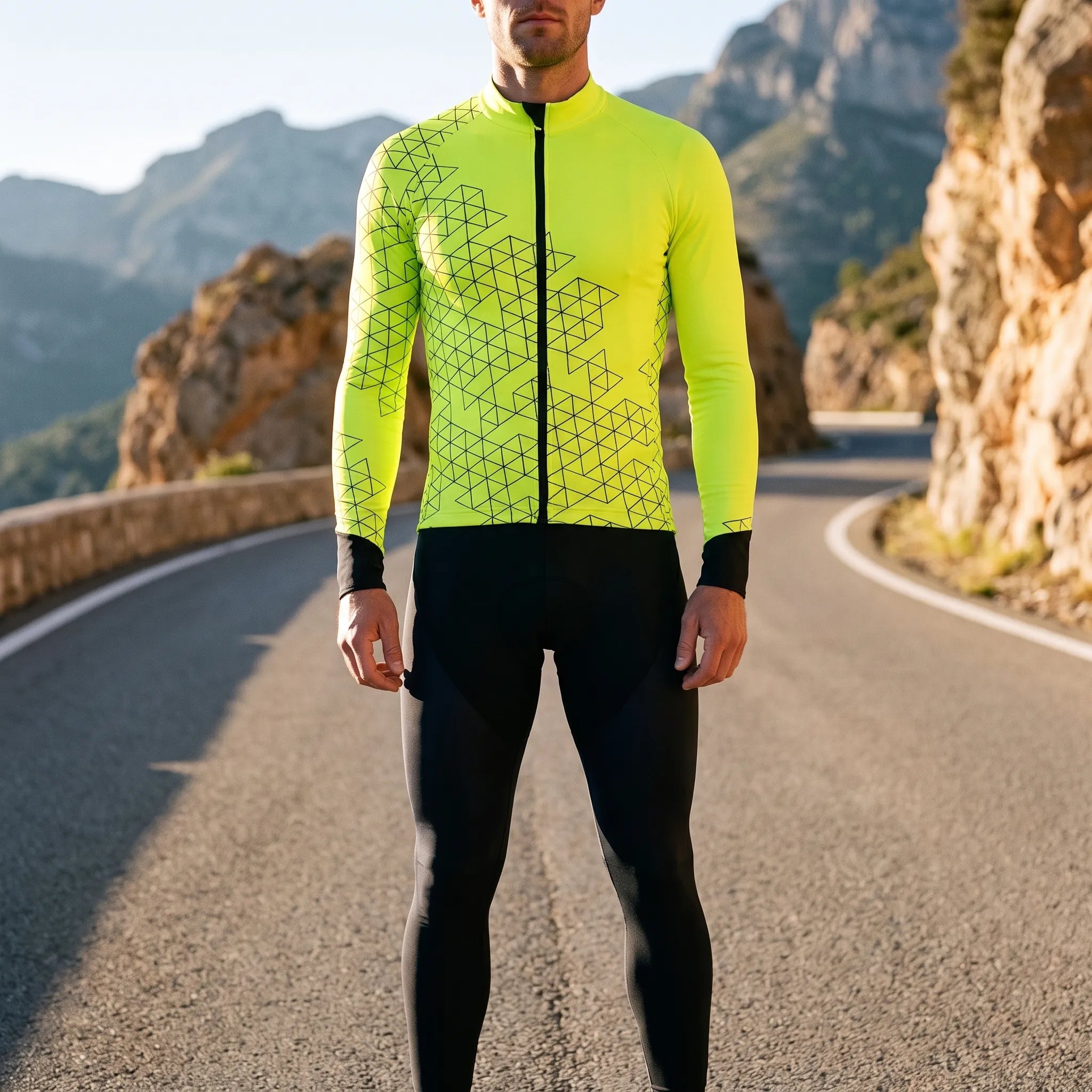 Nordspur | LuminaTrek Long Sleeve Cycling Jersey And Bib Set