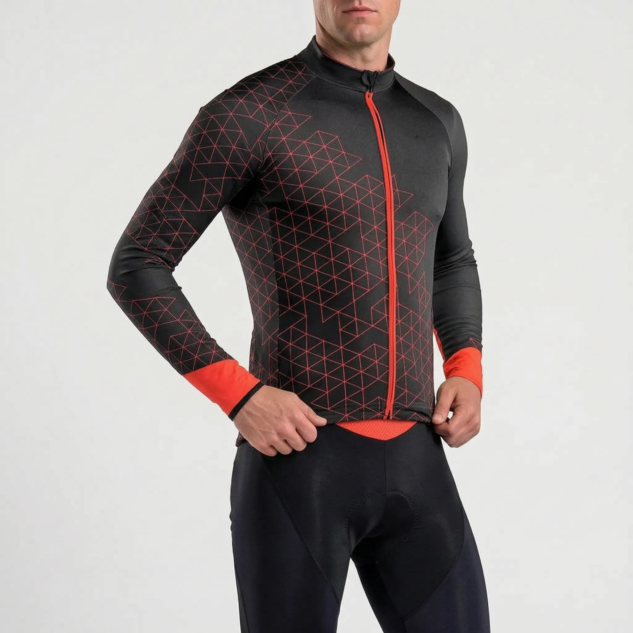 Nordspur | LuminaTrek Long Sleeve Cycling Jersey And Bib Set
