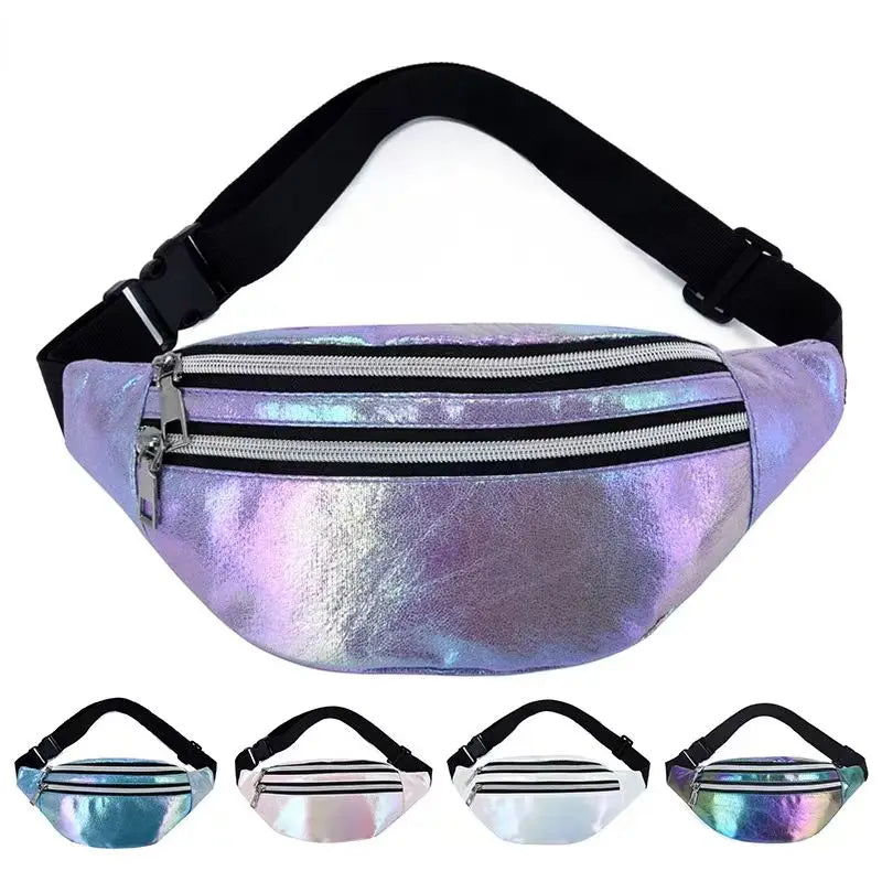 Nordspur | Luminos Holographic Zip-Front Bum Bag