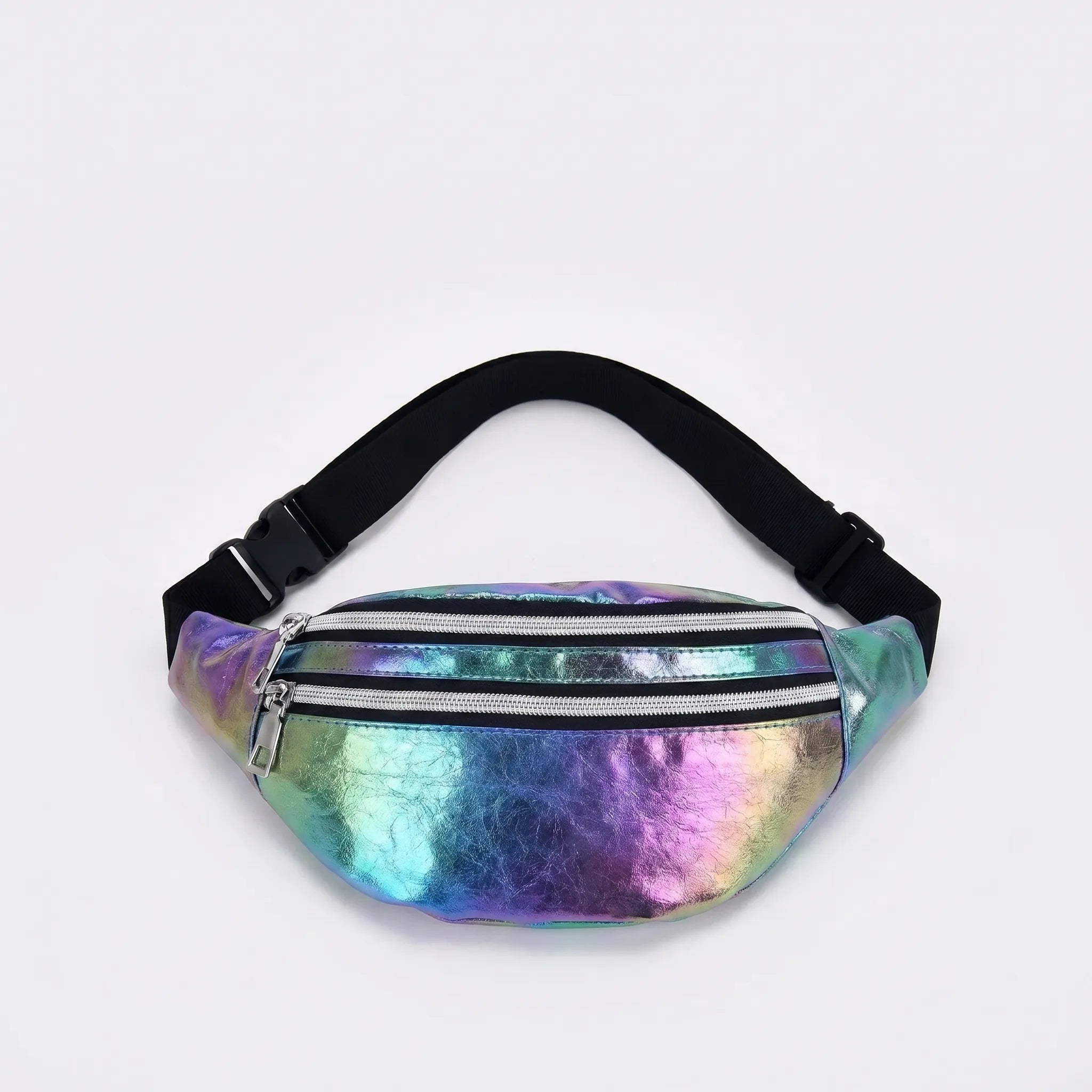 Nordspur | Luminos Holographic Zip-Front Bum Bag