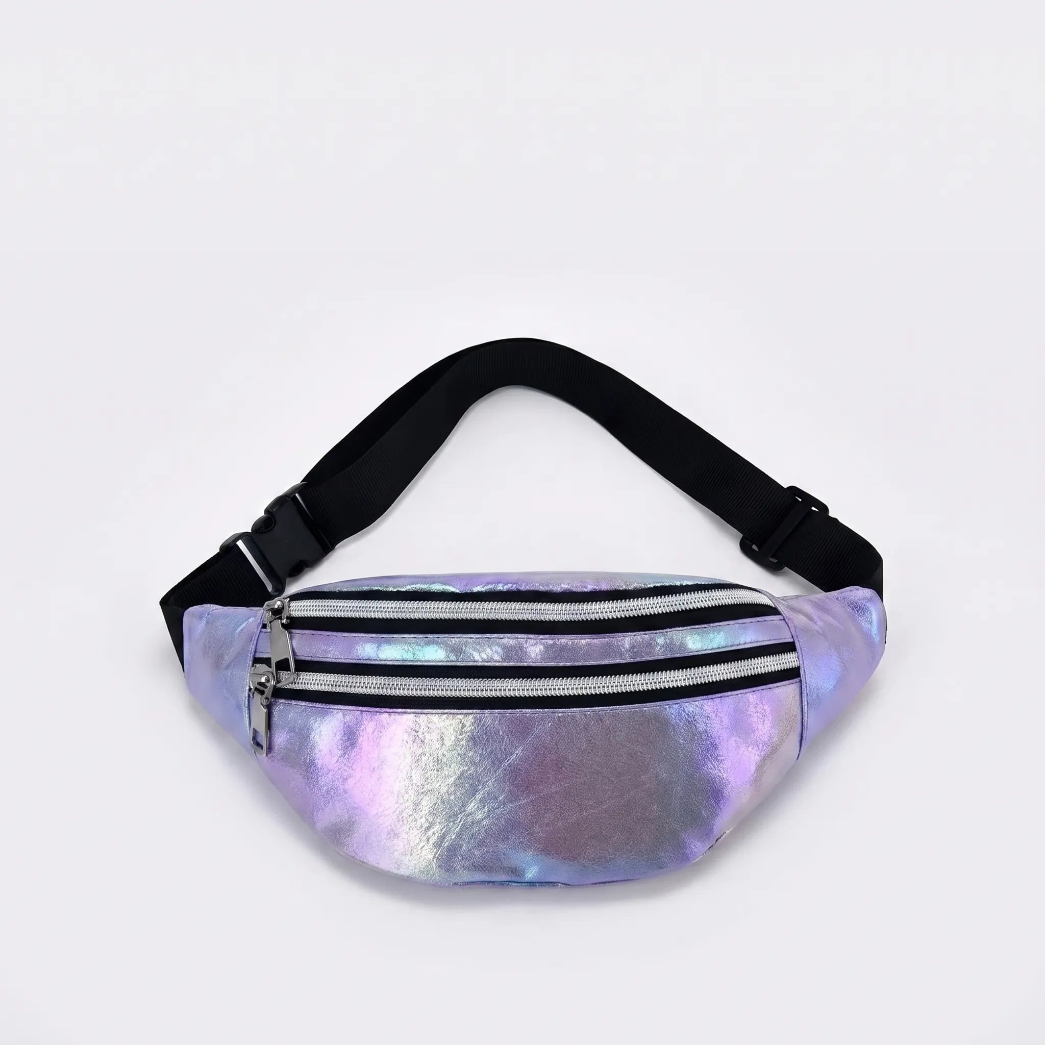 Nordspur | Luminos Holographic Zip-Front Bum Bag