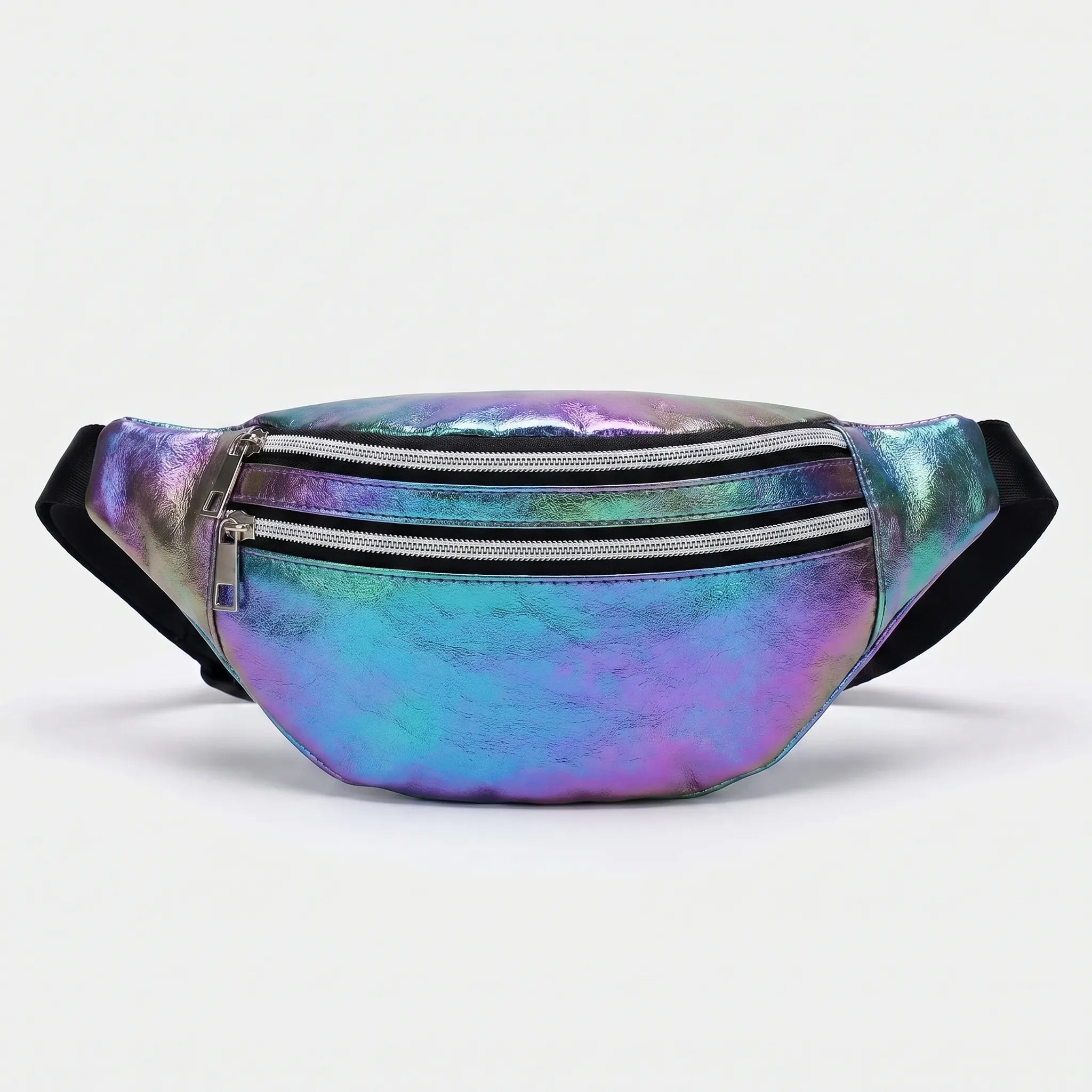 Nordspur | Luminos Holographic Zip-Front Bum Bag