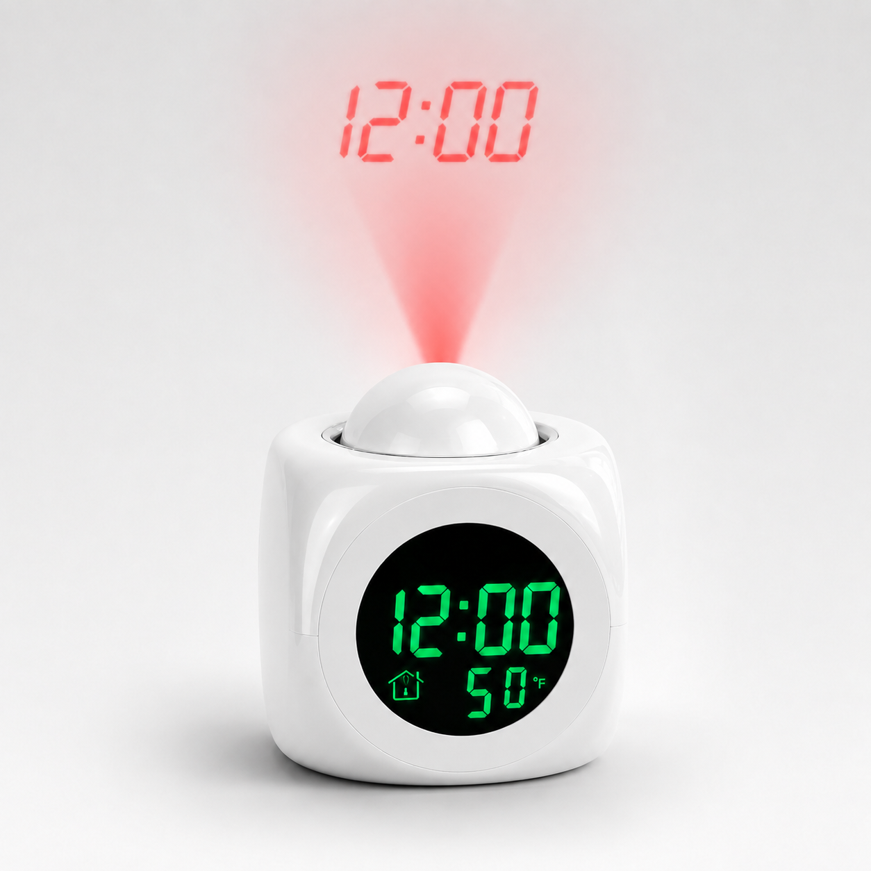 Nordspur | LuminovaCube Digital Projection Alarm Clock