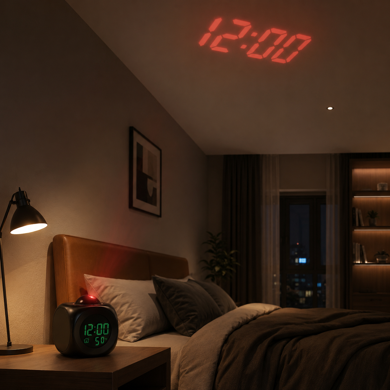 Nordspur | LuminovaCube Digital Projection Alarm Clock