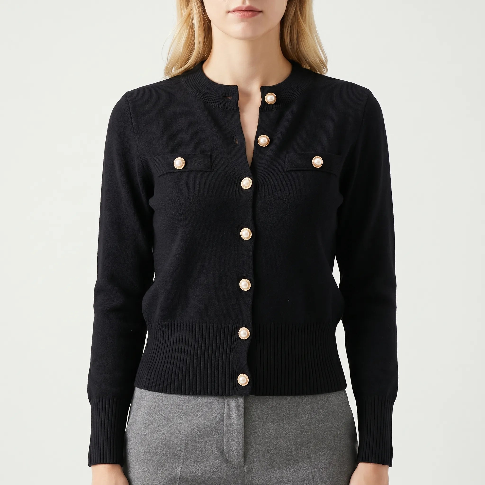 Nordspur | Lumira Short Knitted Buttoned Cardigan