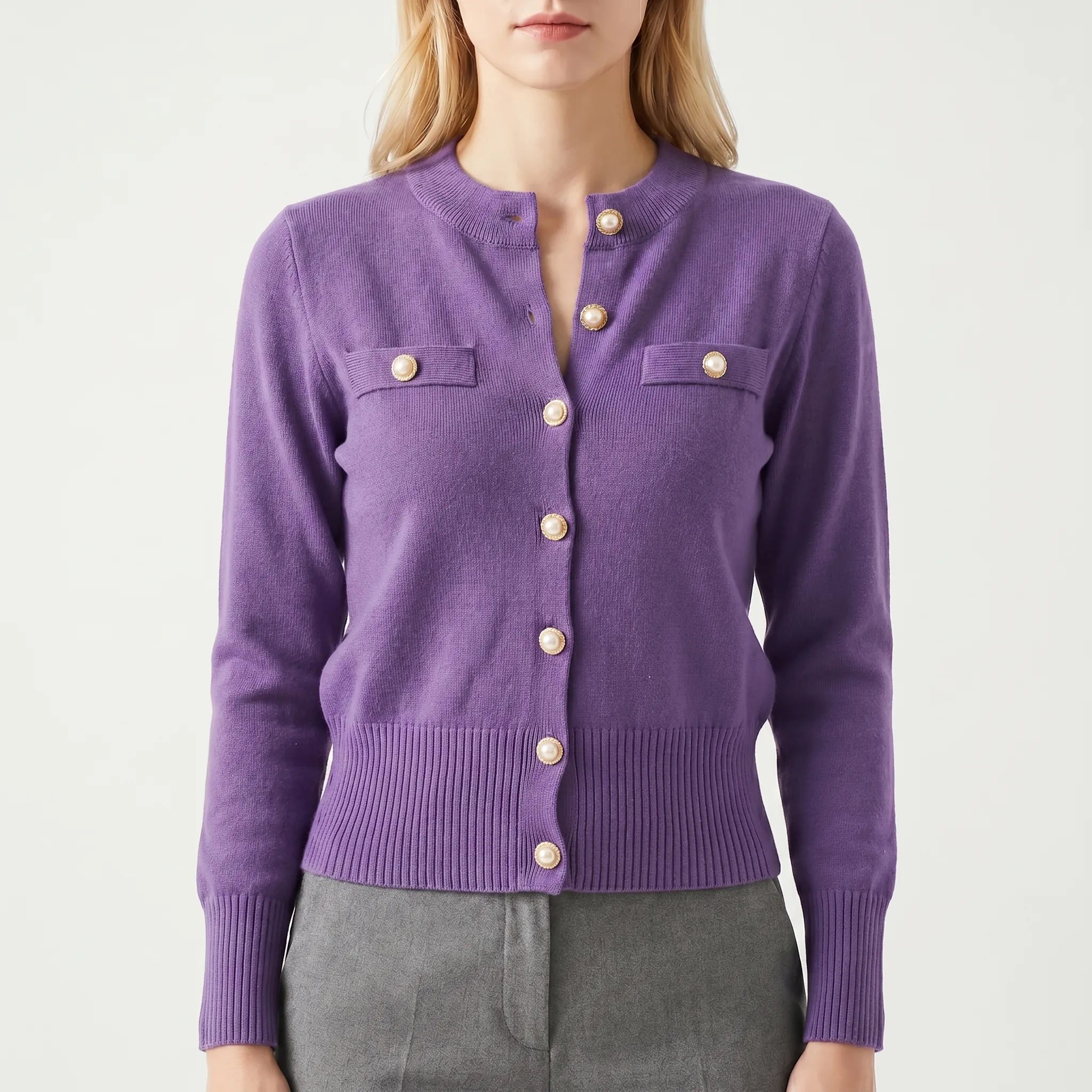 Nordspur | Lumira Short Knitted Buttoned Cardigan
