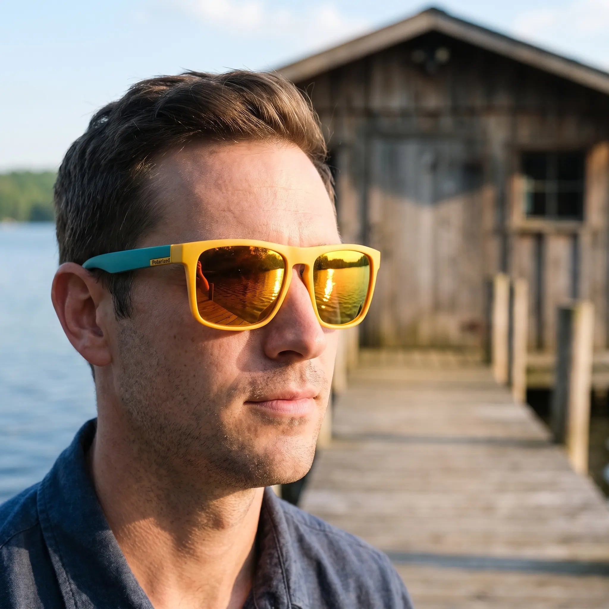 Nordspur | Lumirex Square Frame Polarised Sunglasses