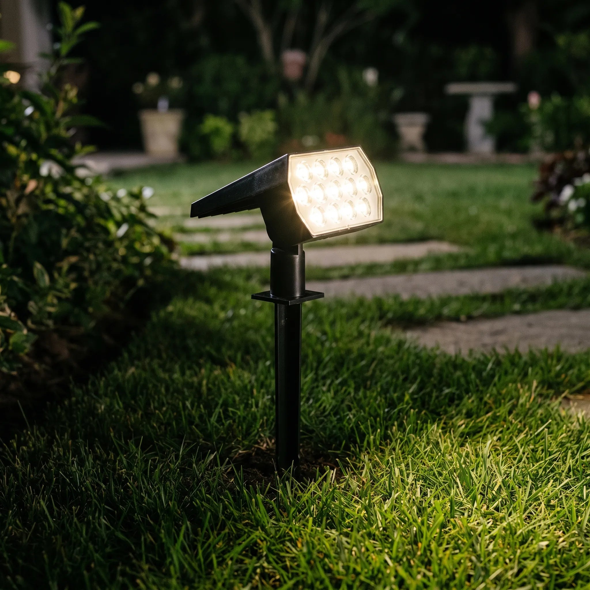 Nordspur | Lumiscapa Adjustable Outdoor Solar Powered Landscape Spotlights