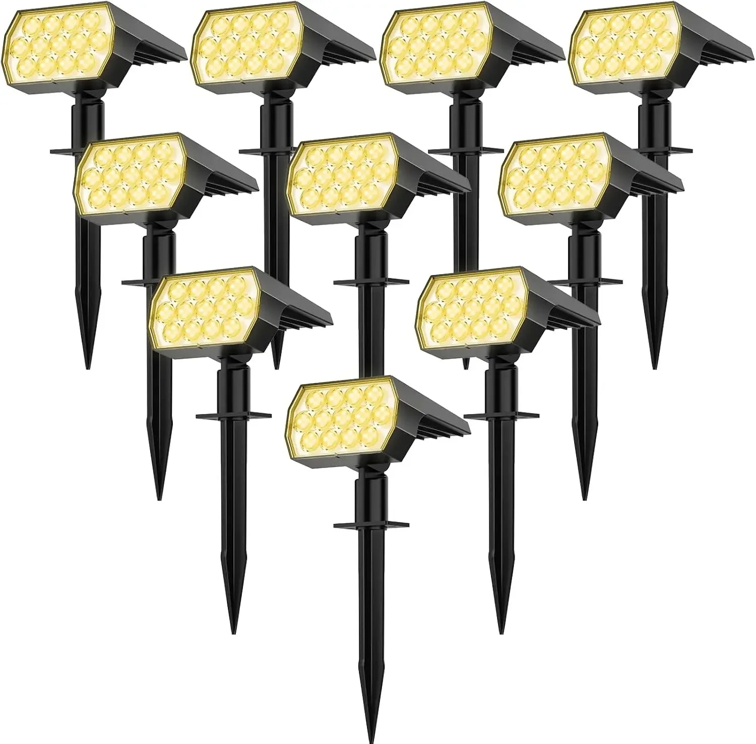 Nordspur | Lumiscapa Adjustable Outdoor Solar Powered Landscape Spotlights