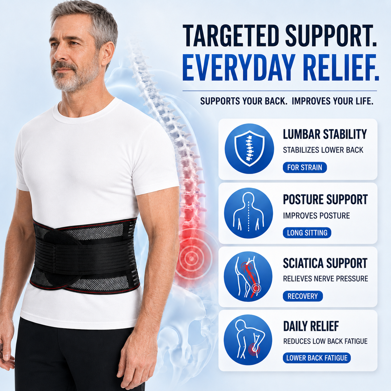 Nordspur | Lumivance Adjustable Lumbar Support Belt