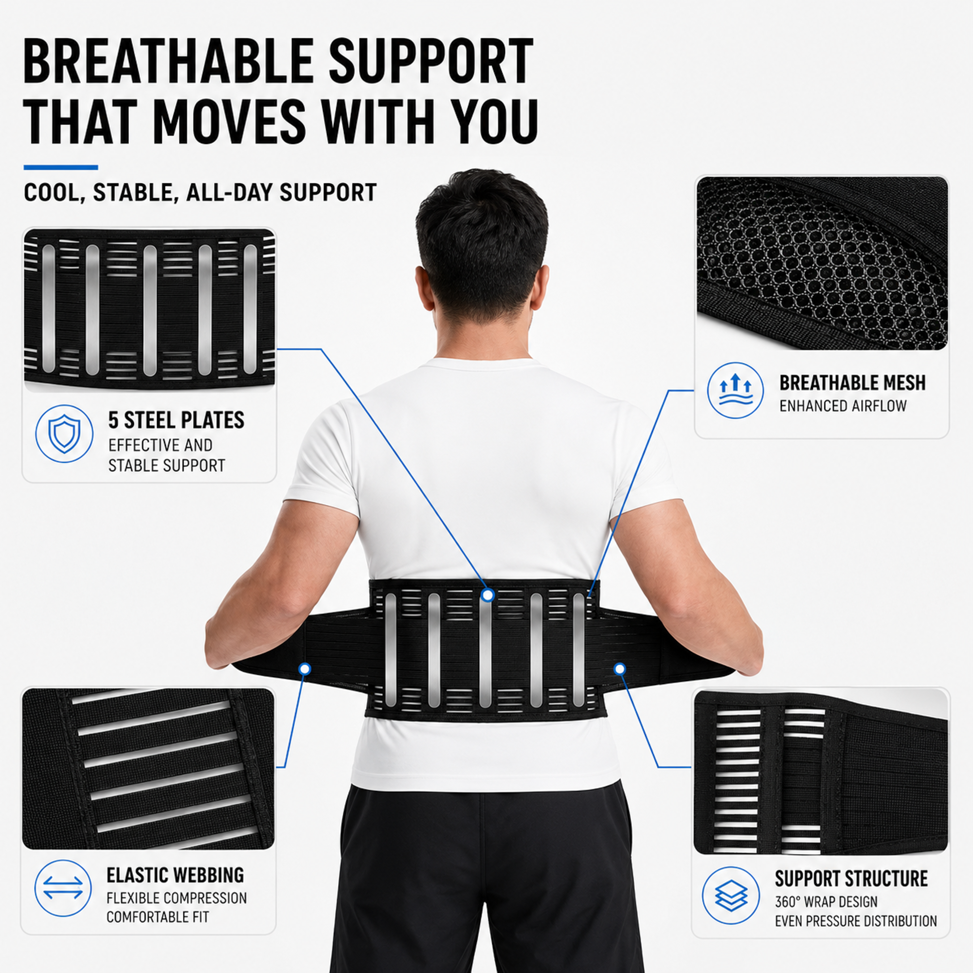 Nordspur | Lumivance Adjustable Lumbar Support Belt