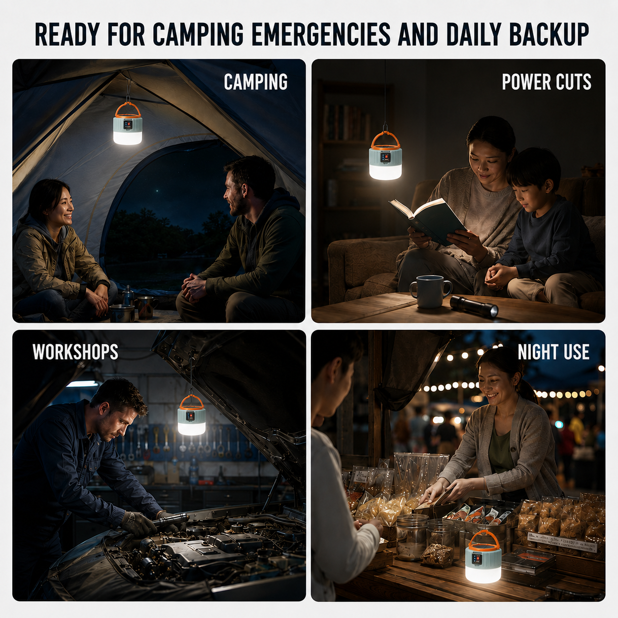 Nordspur | Lumivast Solar Rechargeable Portable LED Lantern