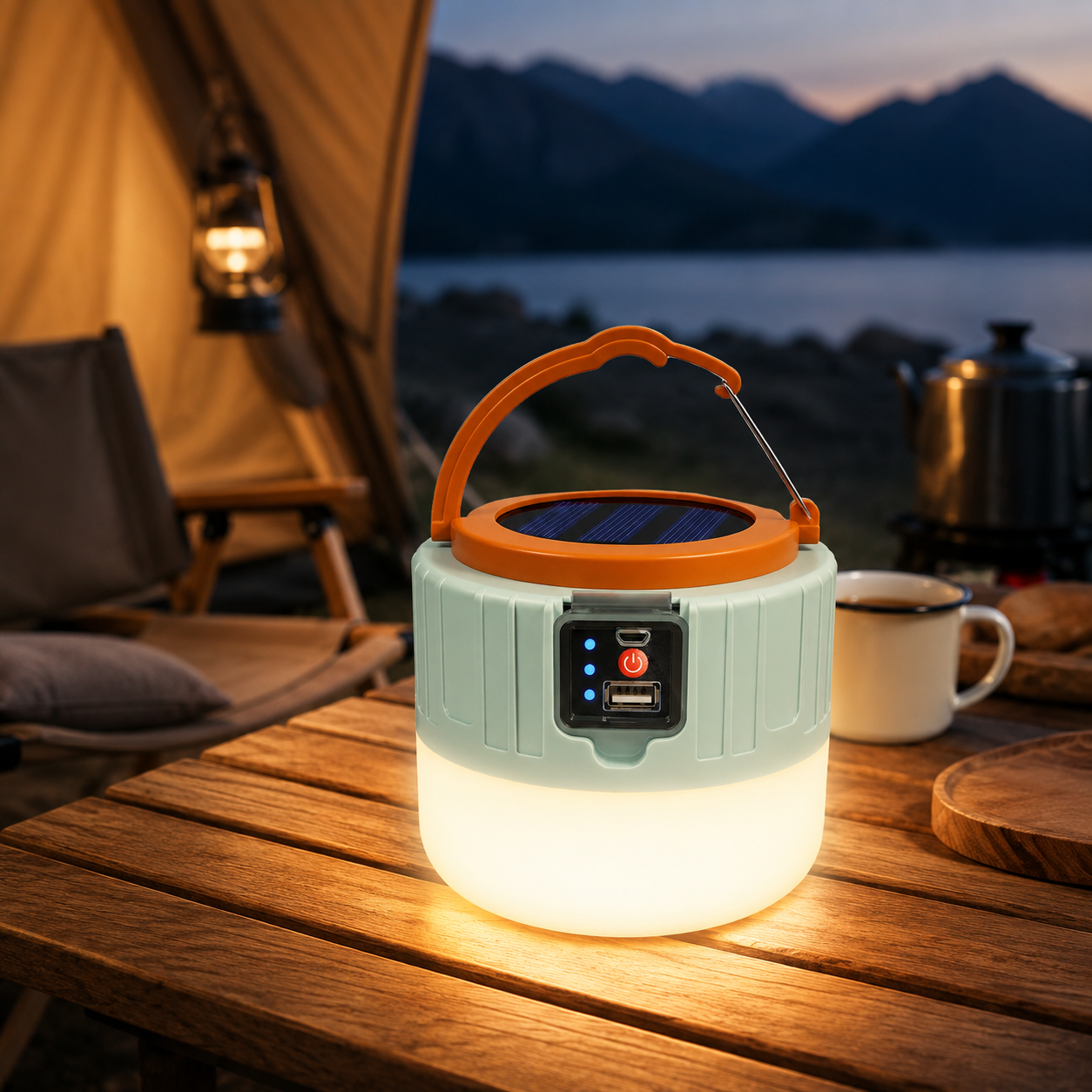 Nordspur | Lumivast Solar Rechargeable Portable LED Lantern