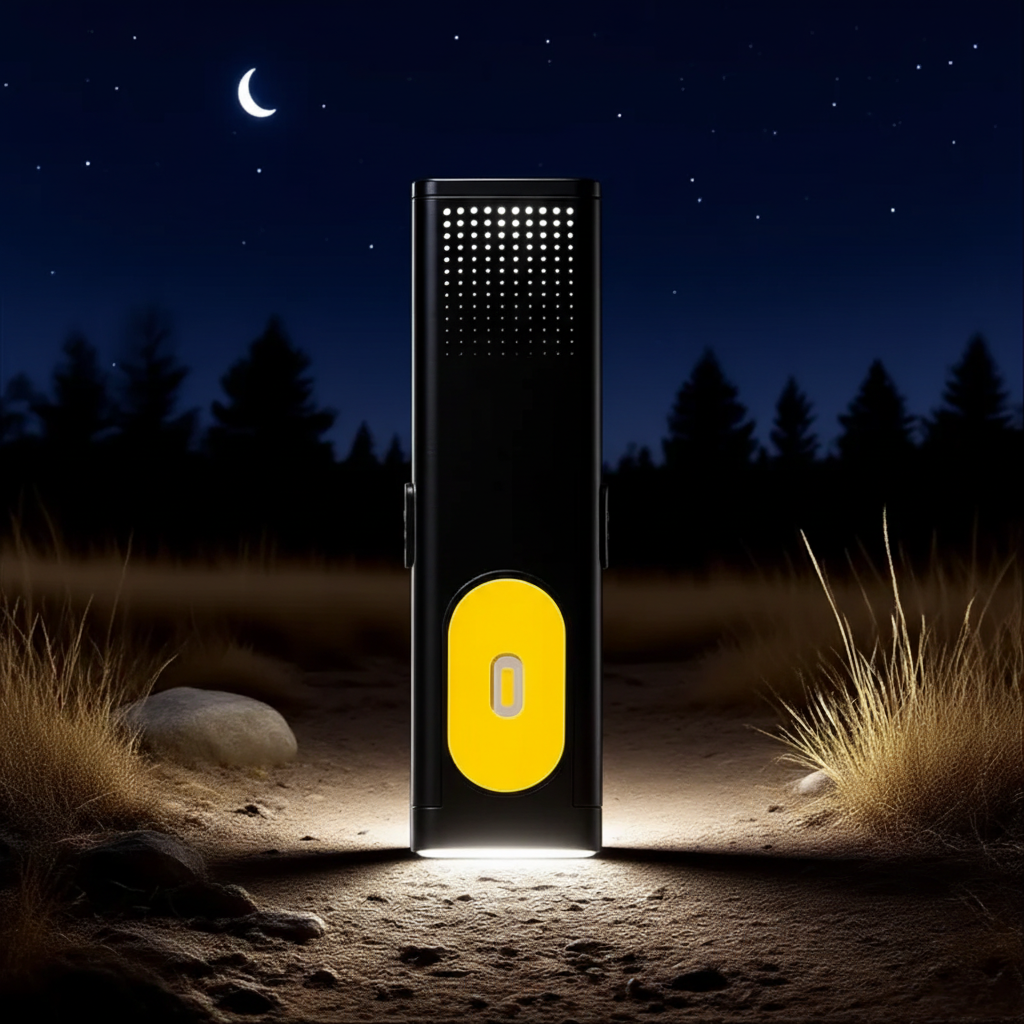 Compact USB C Rechargeable Keychain Flashlight