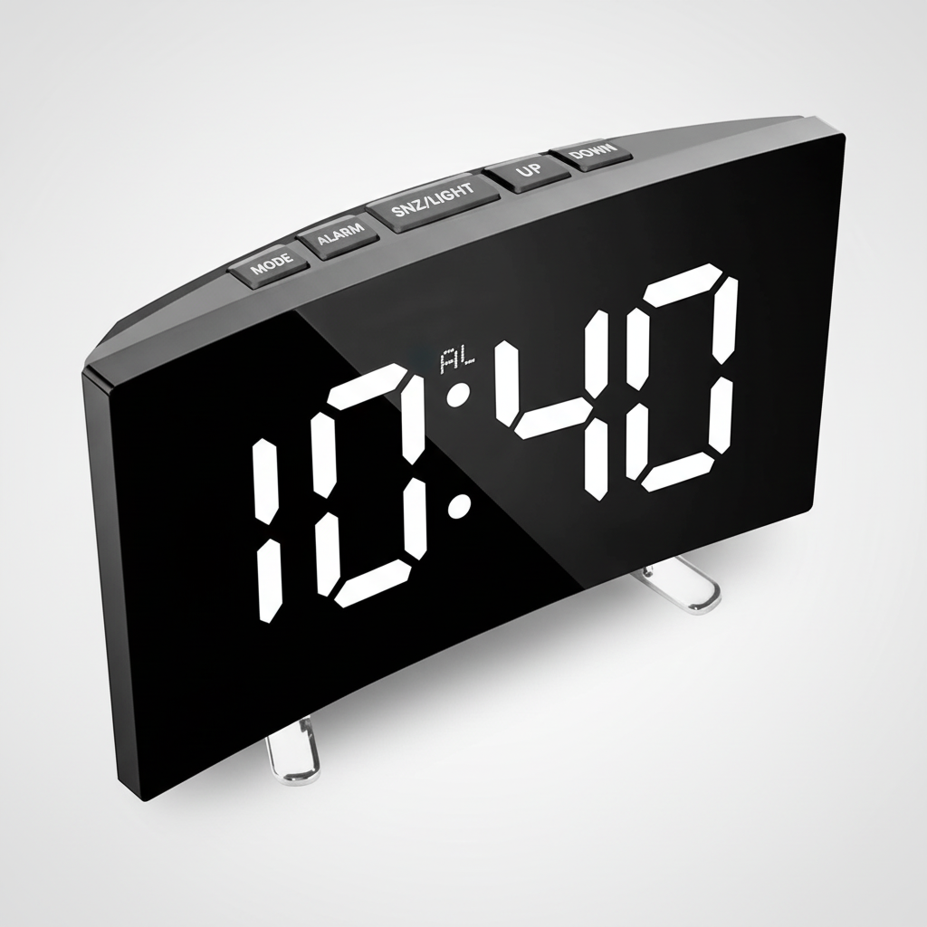 Nordspur | Lumori Mirror Finish LED Clock
