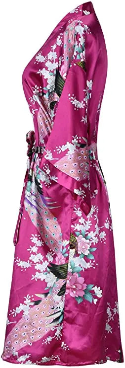 Nordspur | Lunareve Short Floral Kimono Robe