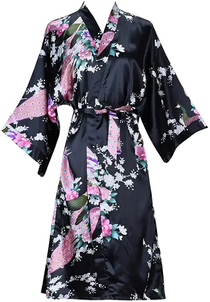 Nordspur | Lunareve Short Floral Kimono Robe
