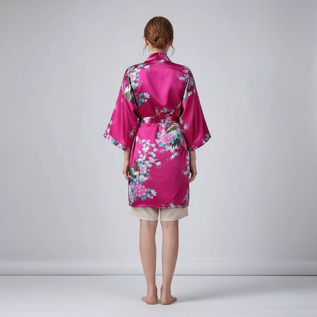 Nordspur | Lunareve Short Floral Kimono Robe