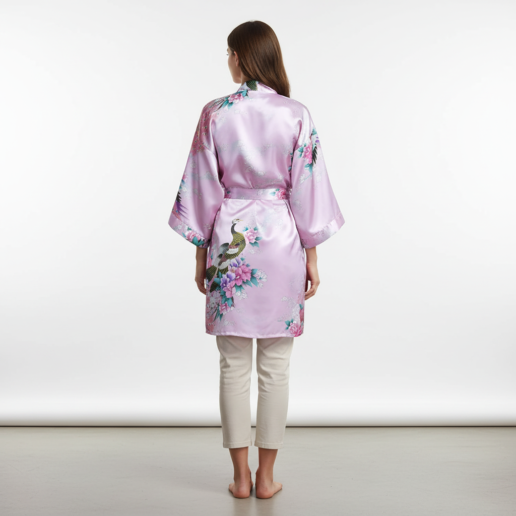 Nordspur | Lunareve Short Floral Kimono Robe