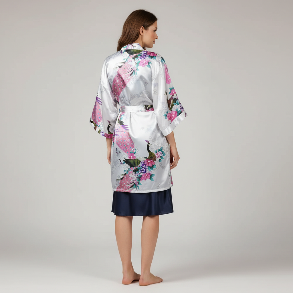 Nordspur | Lunareve Short Floral Kimono Robe