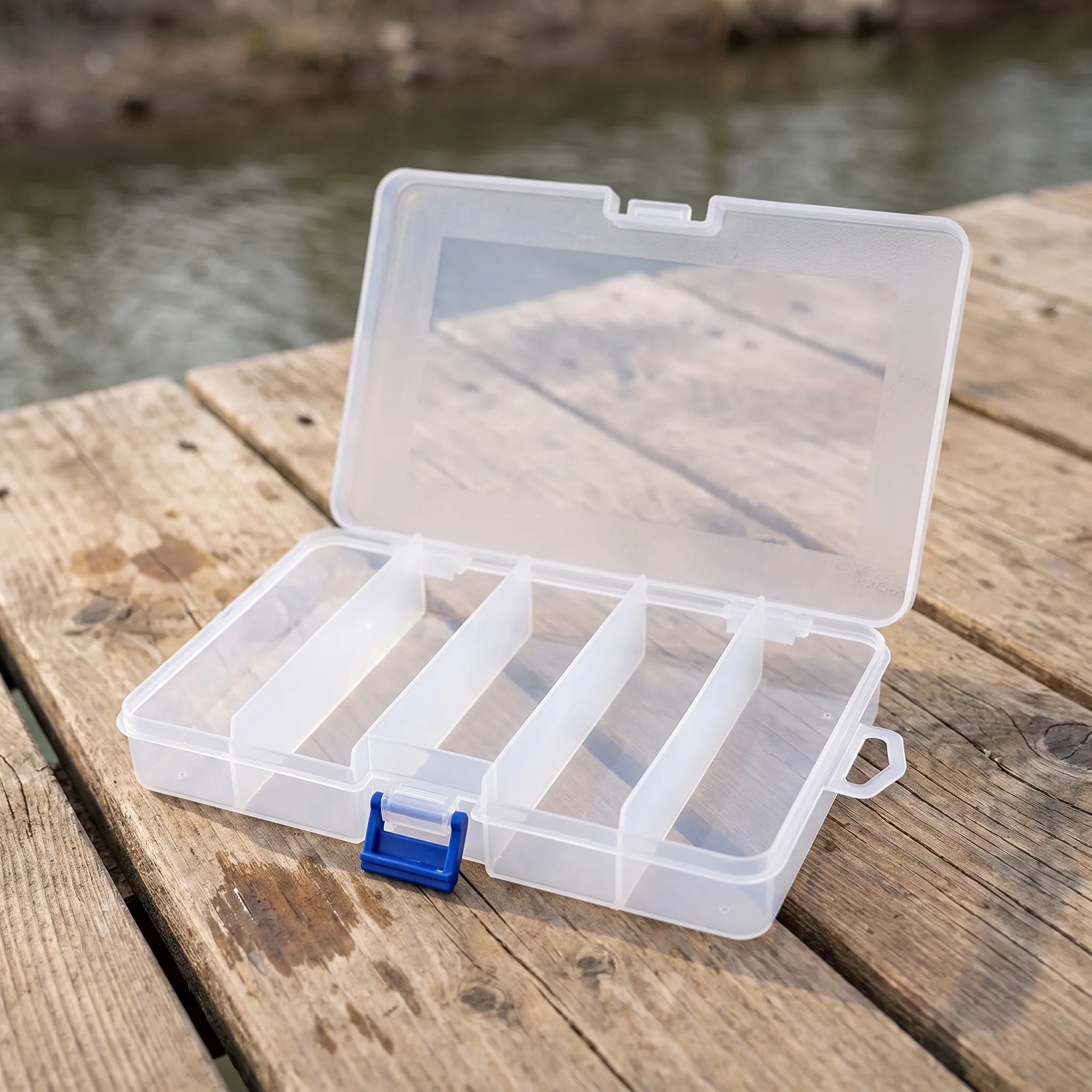 Nordspur | Lurevia Transparent 5-Compartment Tackle Box