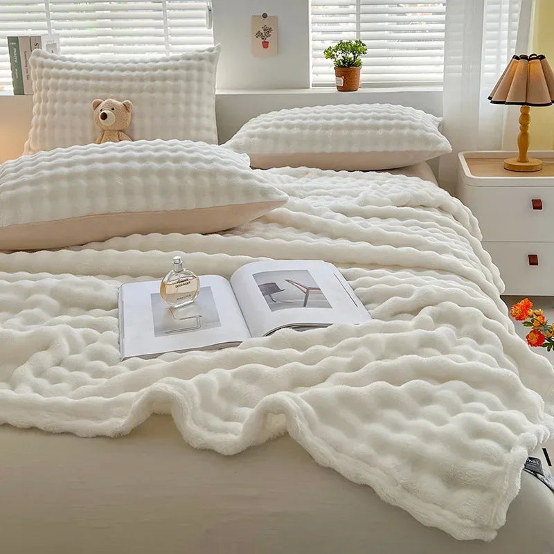 Nordspur | Luxury Faux Rabbit Fur Throw
