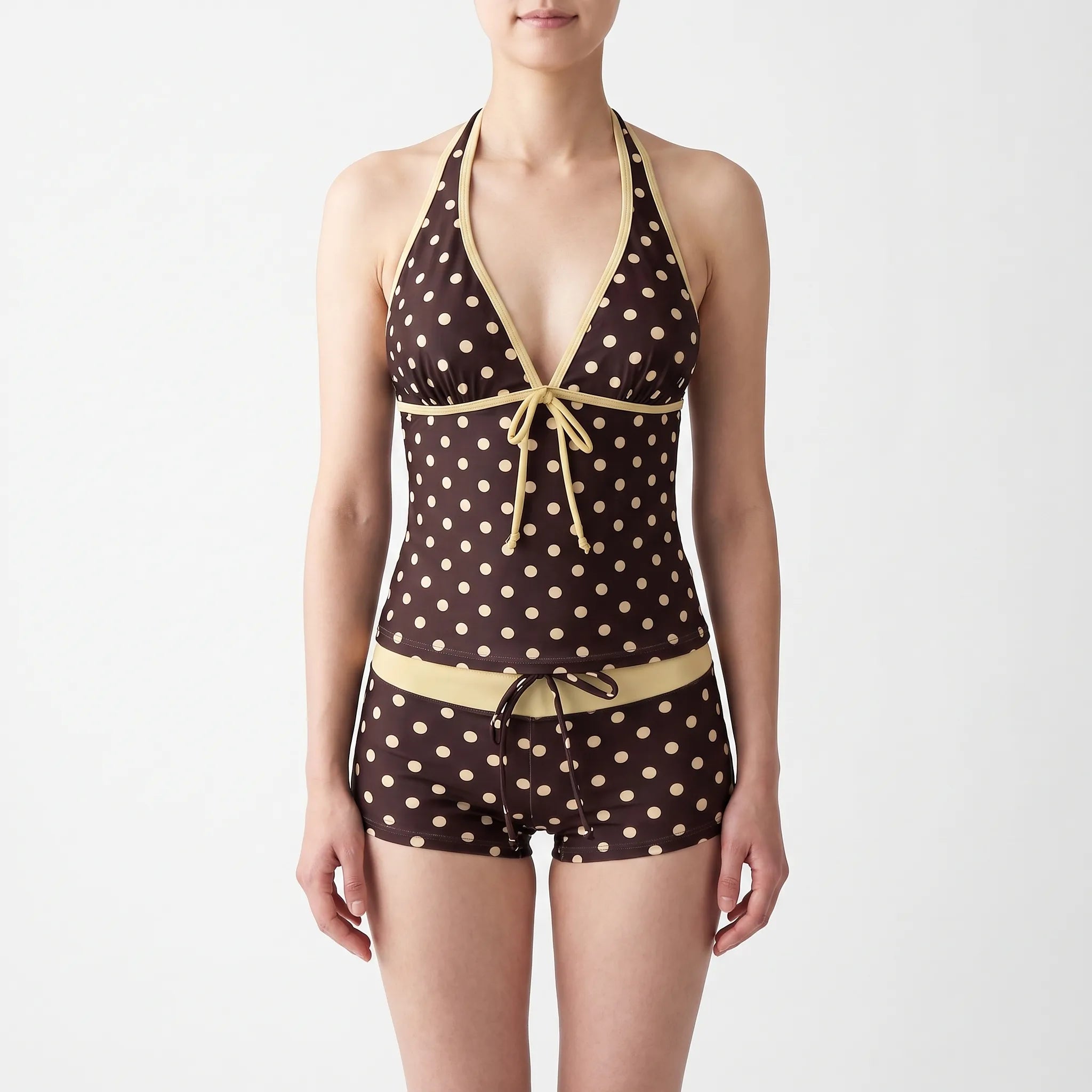 Nordspur | Maribelle Retro Halter Neck Two Piece Set