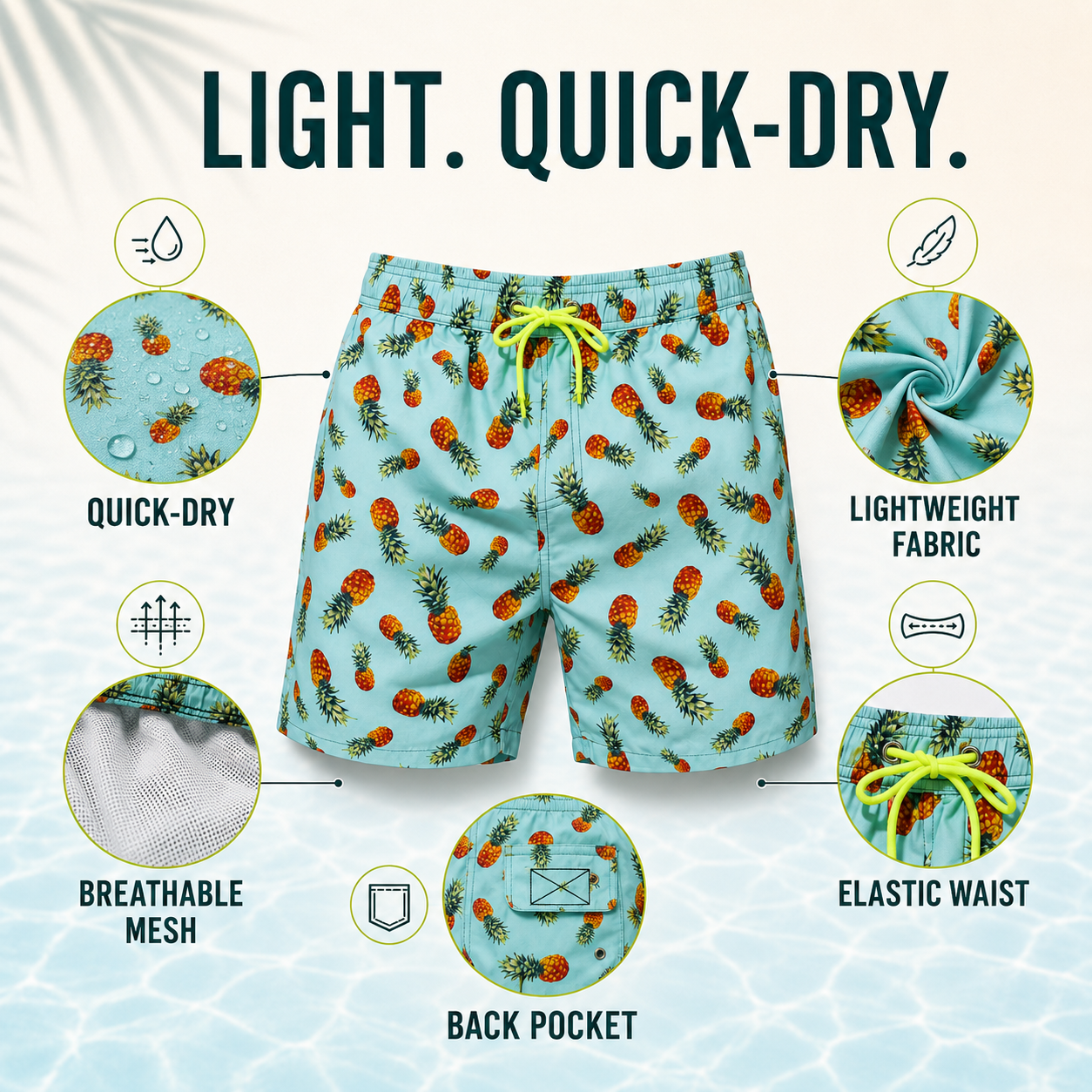 Nordspur | Marisol Quick Dry Swim Shorts