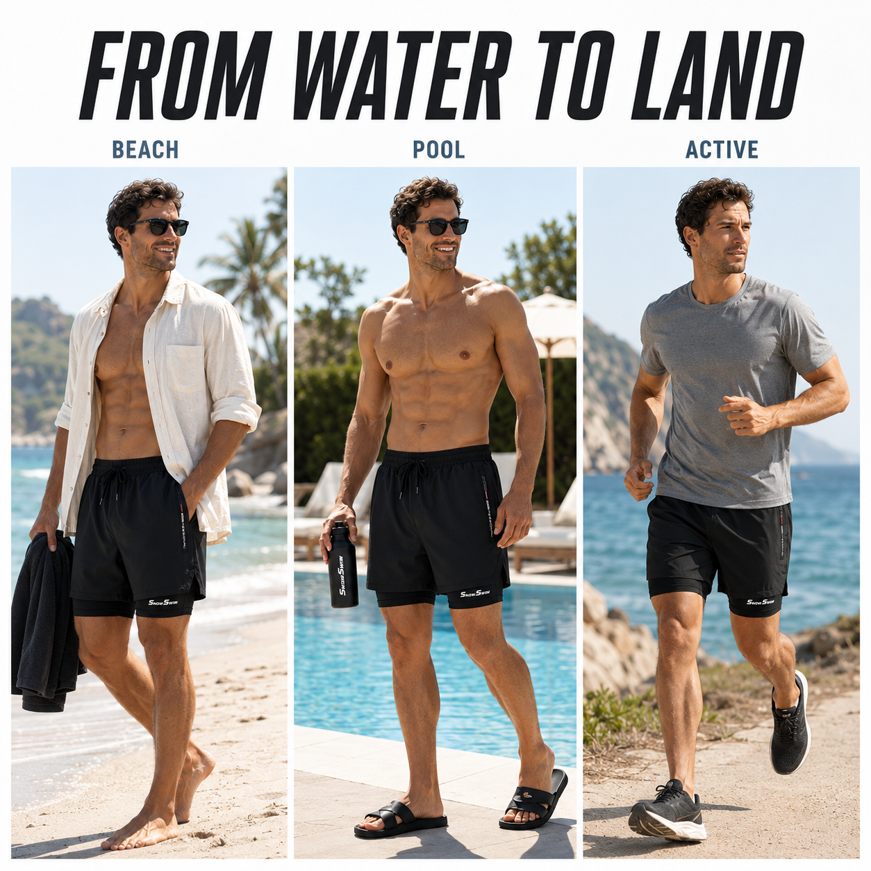 Nordspur | Mariswift Double Layer Swim Shorts