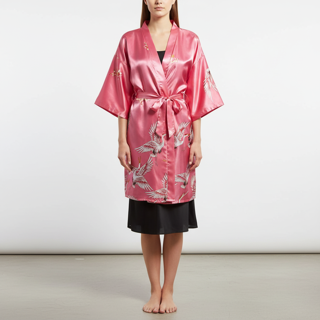 Nordspur | Marivelle Short Floral Kimono Robe