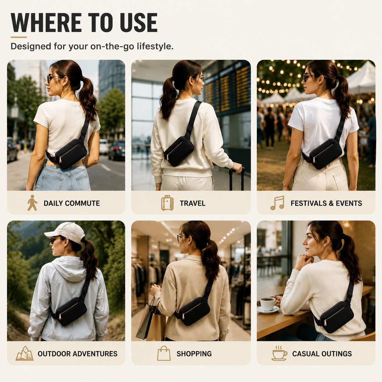 Nordspur | Marvella Lightweight Waterproof Waist Pack