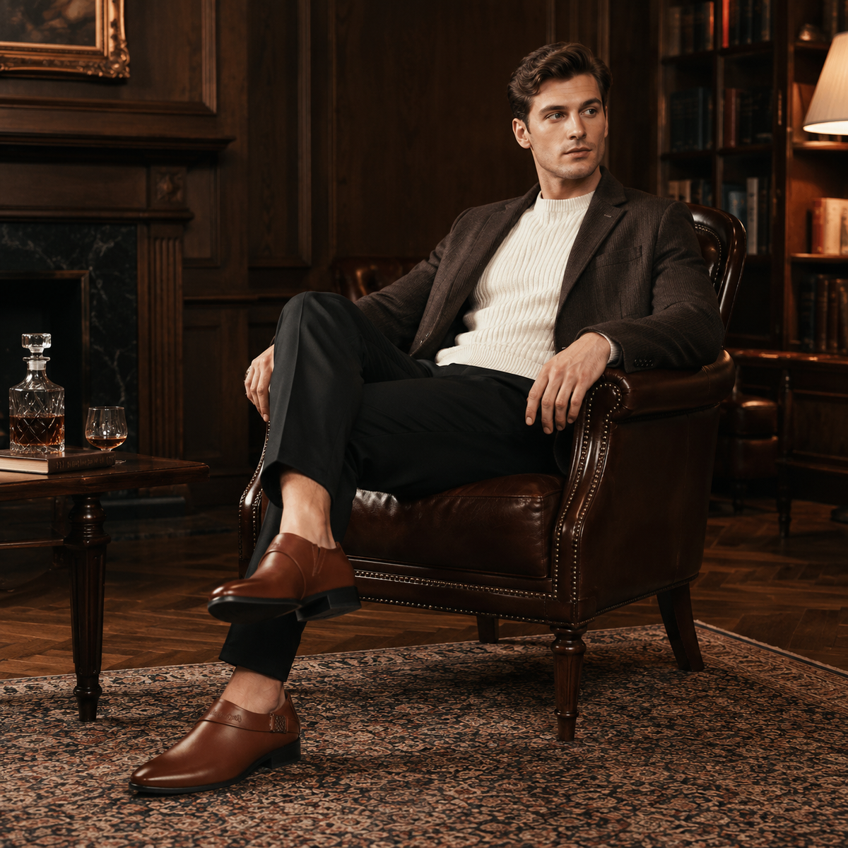 Nordspur | Men Leather Oxford Shoes