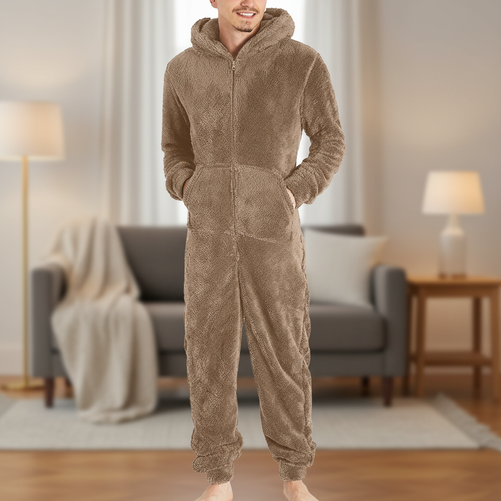 Nordspur | Men Hooded Onesie Sleepwear