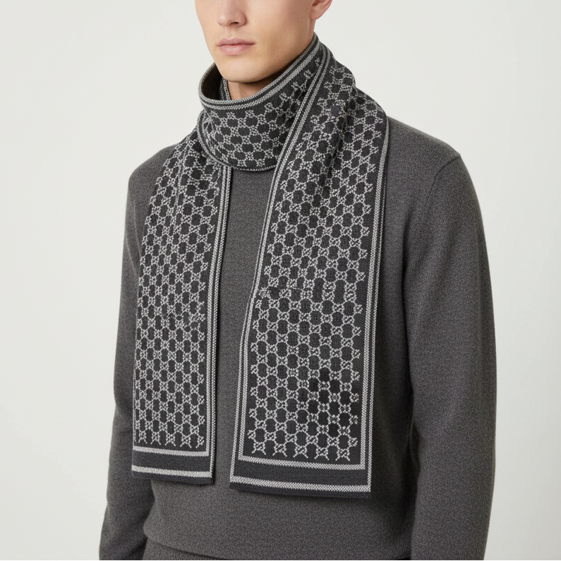 Nordspur | Men Woven Jacquard Scarf