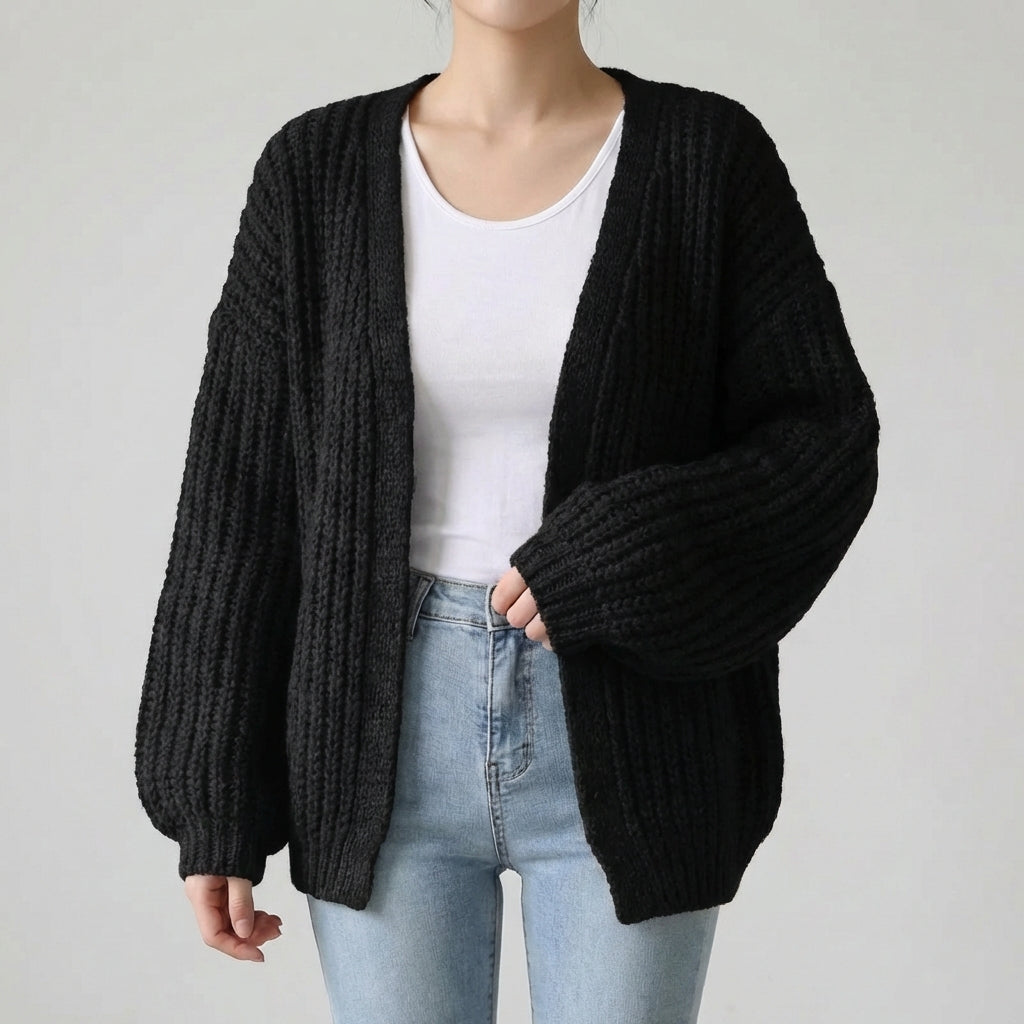Nordspur | Mirelle Short Relaxed Poncho Cardigan