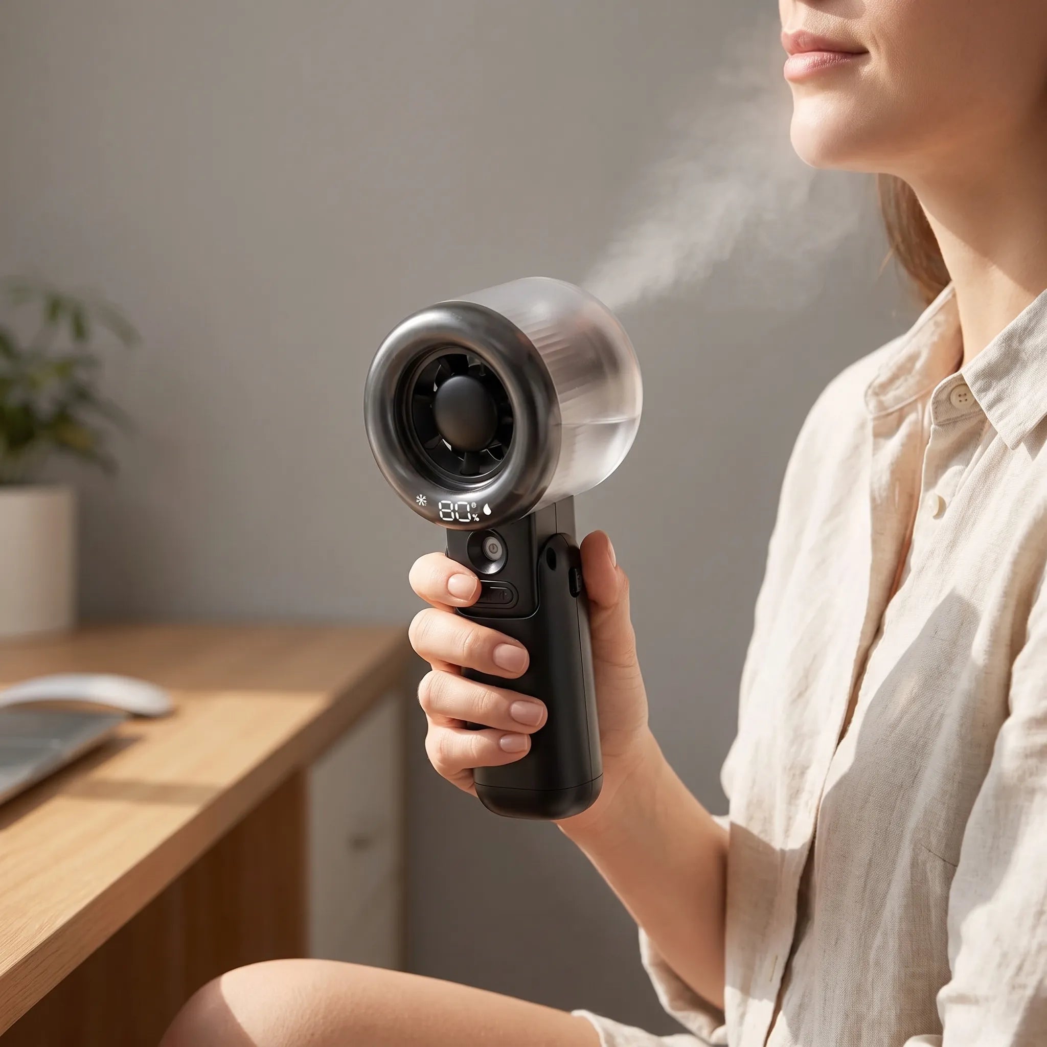 Nordspur | MistGale Compact Portable Water Mist Fan