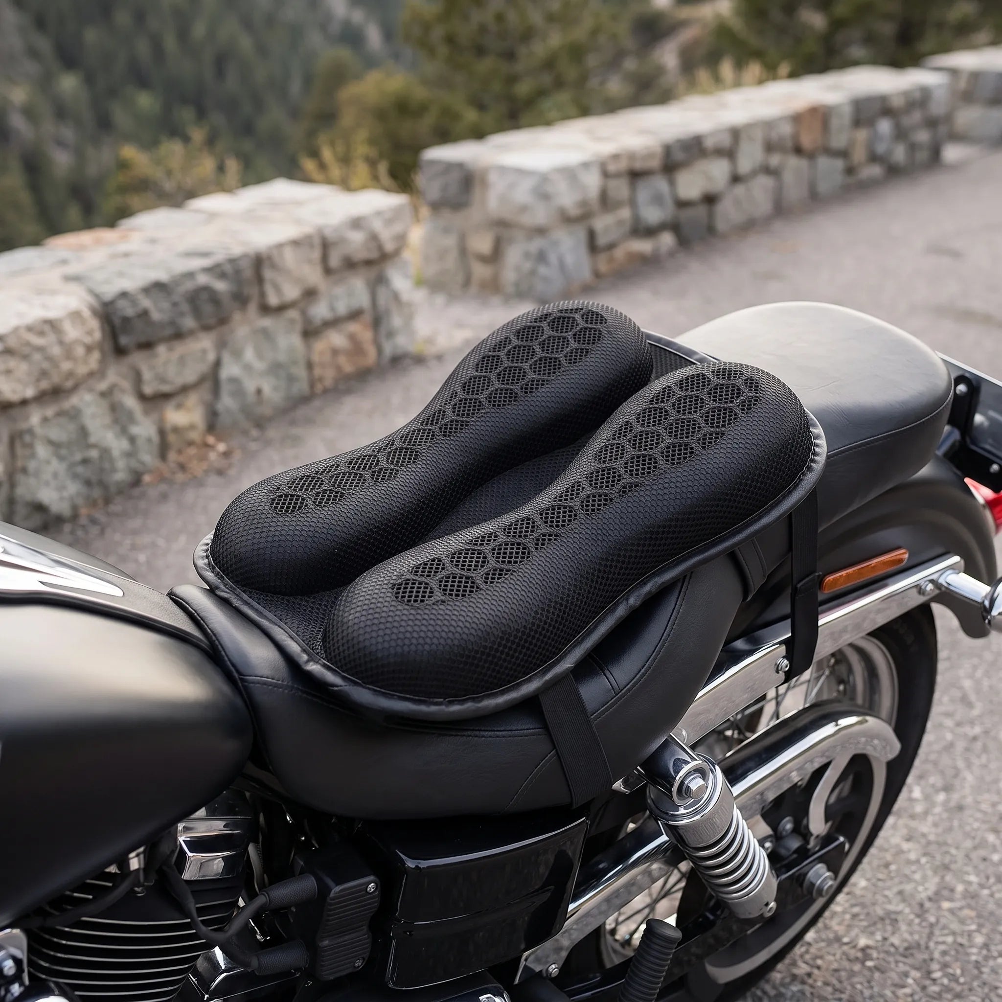 Nordspur | Motocush Split-Chamber Motorcycle Seat Cushion