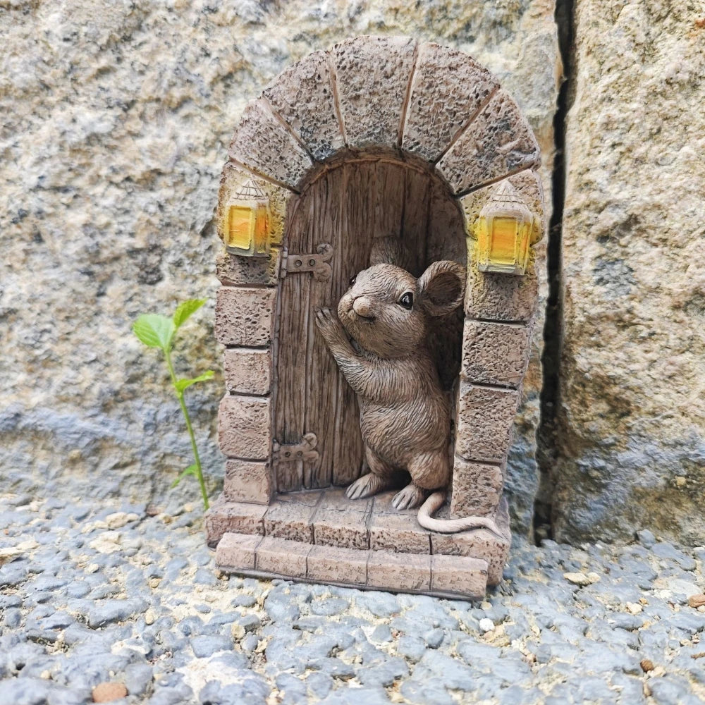 Nordspur | Mouswick Miniature Mouse Archway Garden Statue