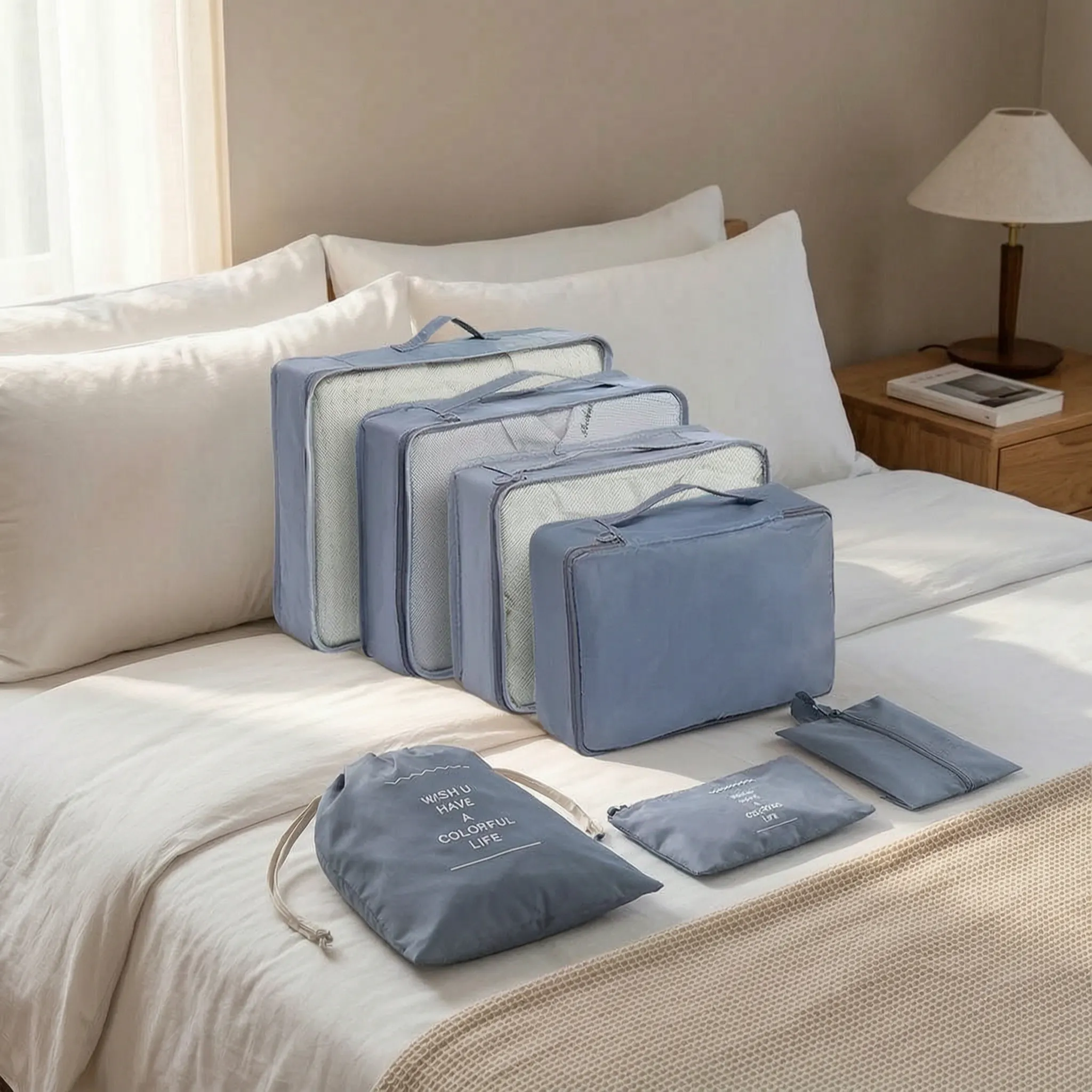 Nordspur | Movanis 7-Piece travel Organiser Set