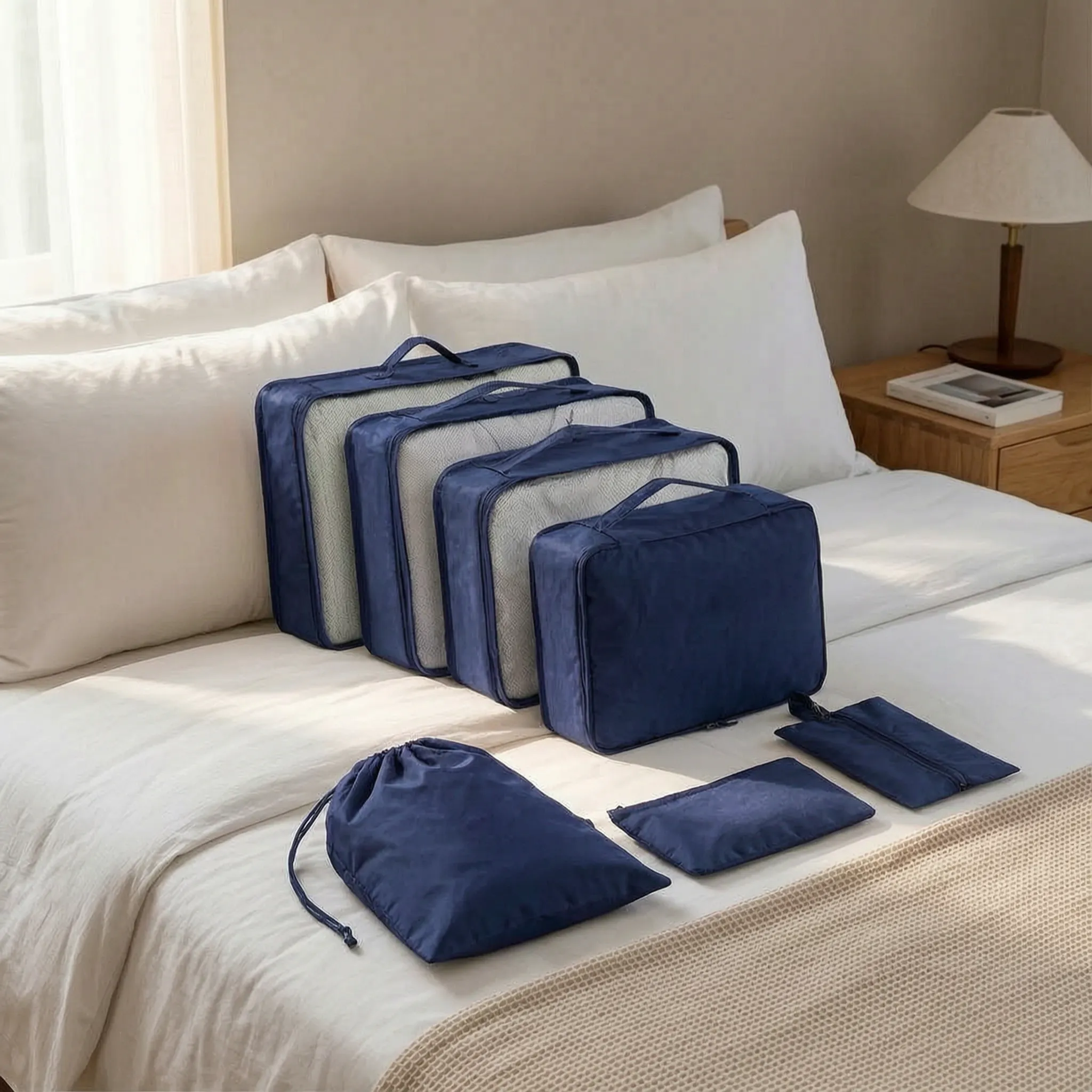 Nordspur | Movanis 7-Piece travel Organiser Set