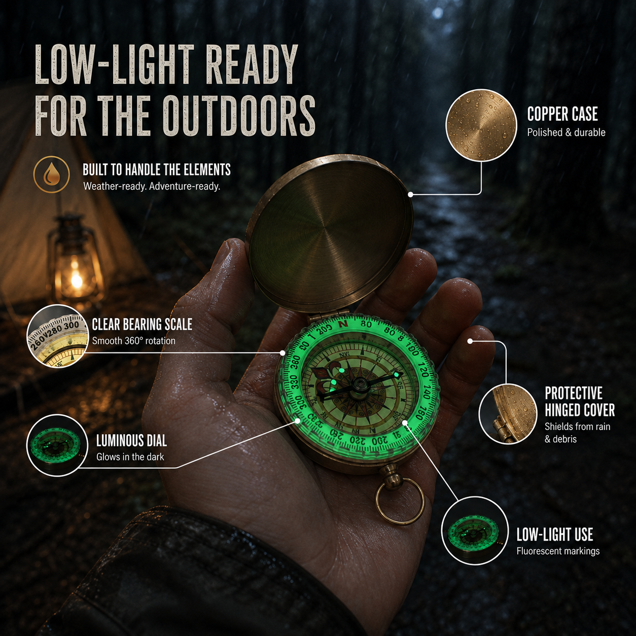 Nordspur | Navara Pocket Lid Compass