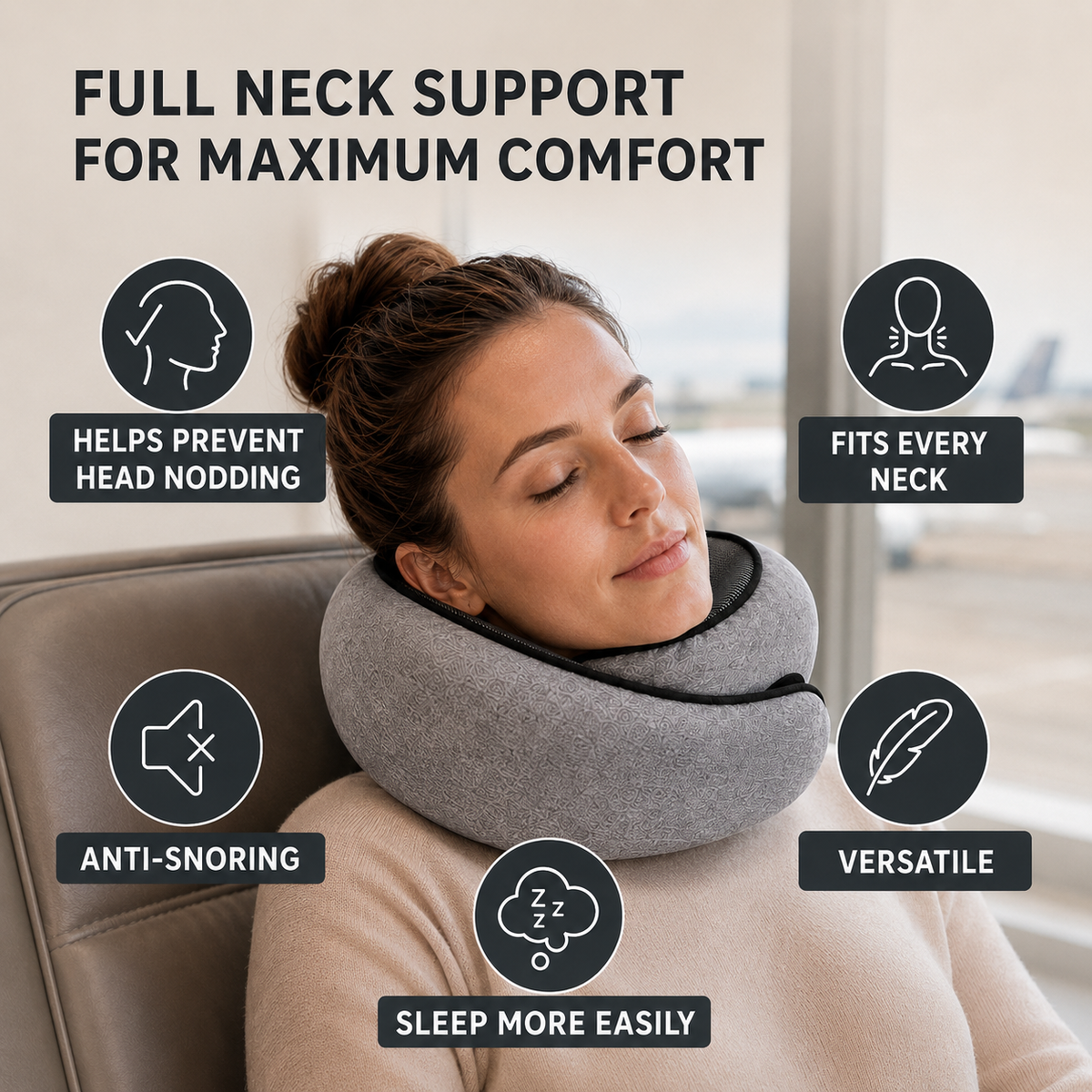 Nordspur | Neckluxe U Shaped Memory Foam Pillow