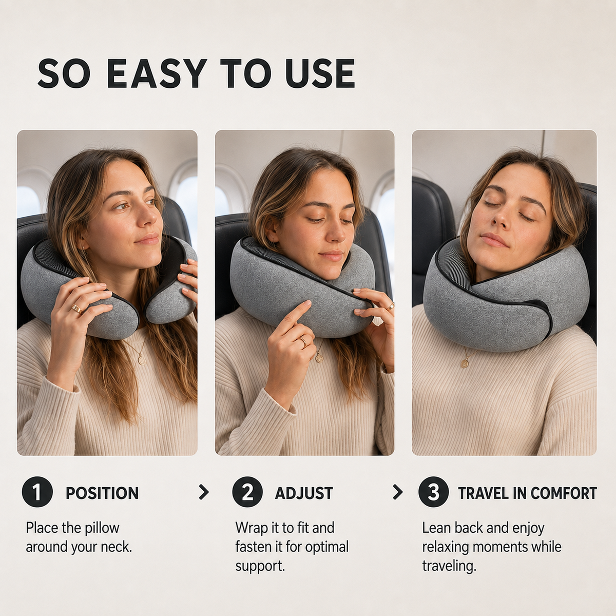 Nordspur | Neckluxe U Shaped Memory Foam Pillow