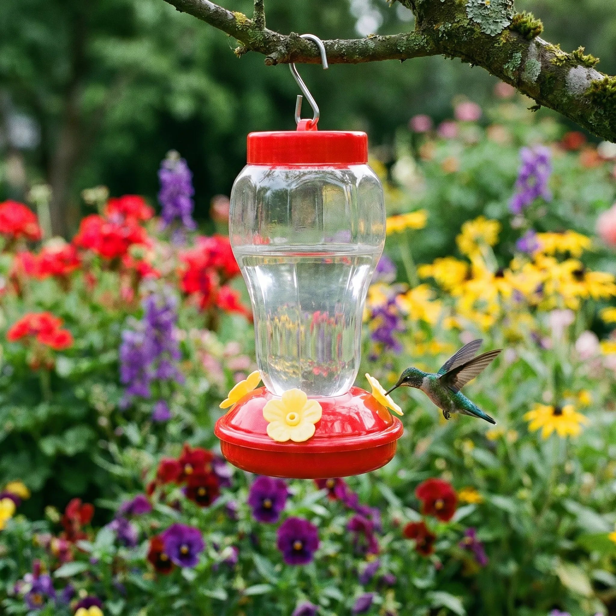 Nordspur | NectarNest Hanging Plastic Hummingbird Feeder
