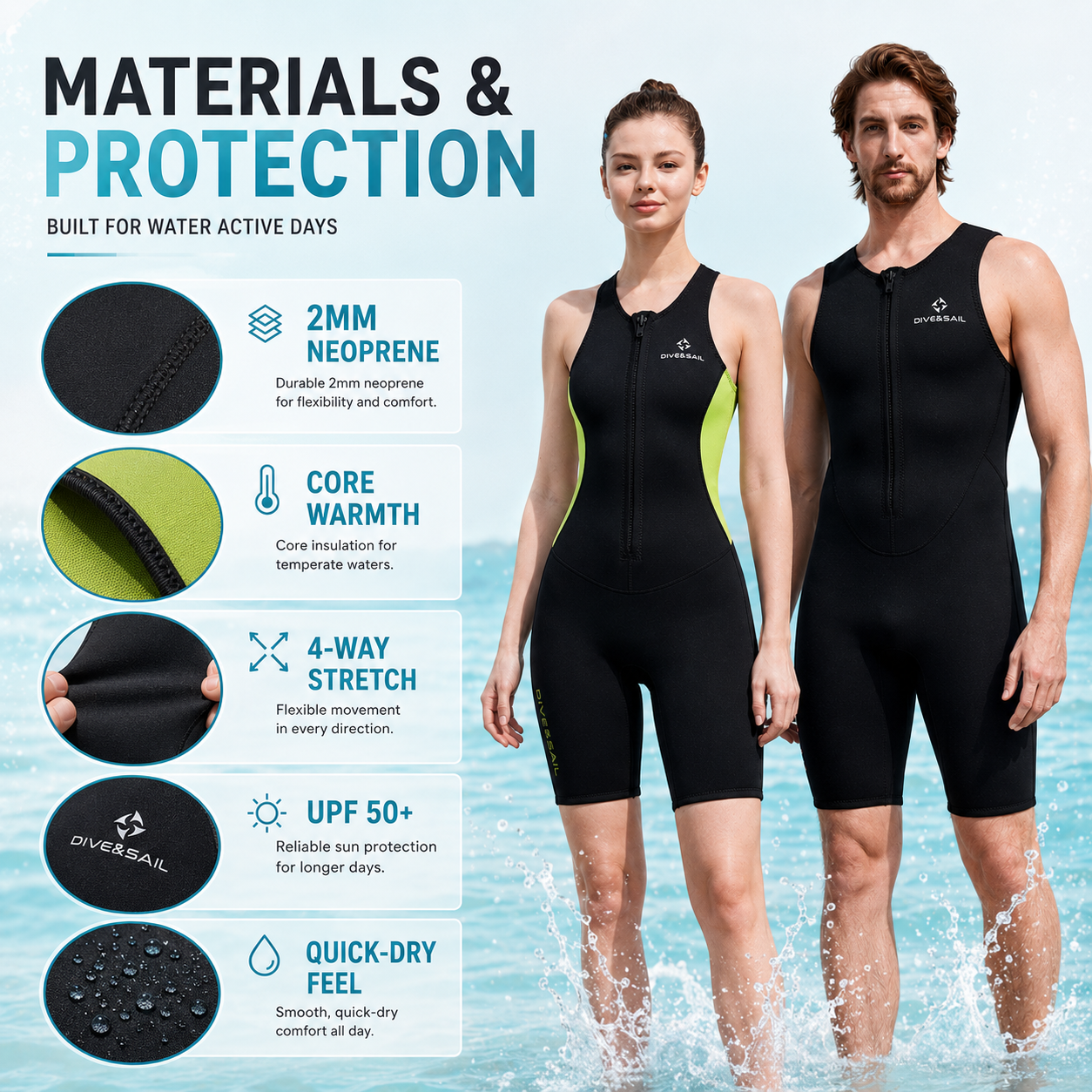 Nordspur | Nereox Sleeveless Shorty Wetsuit
