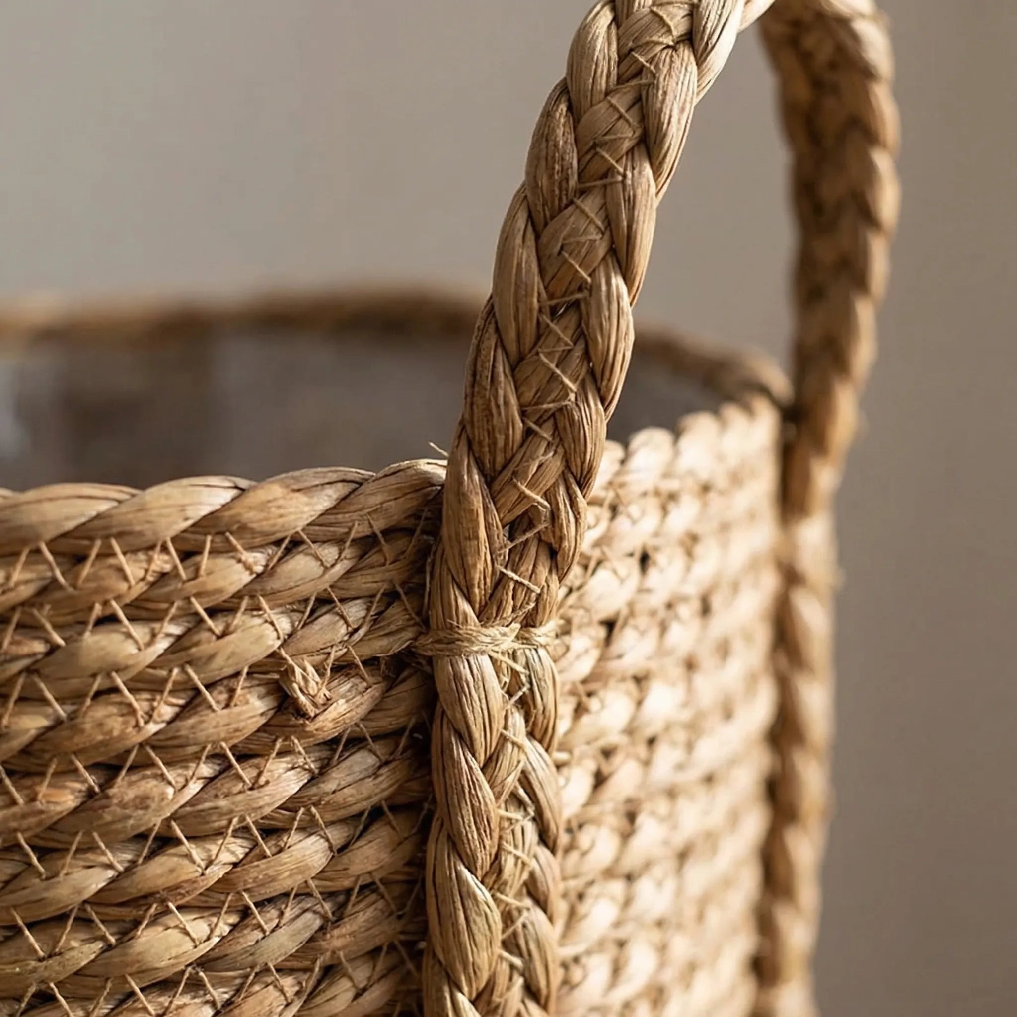 Nordspur | Nestara Hand-Woven Floor Plant Basket With Handles