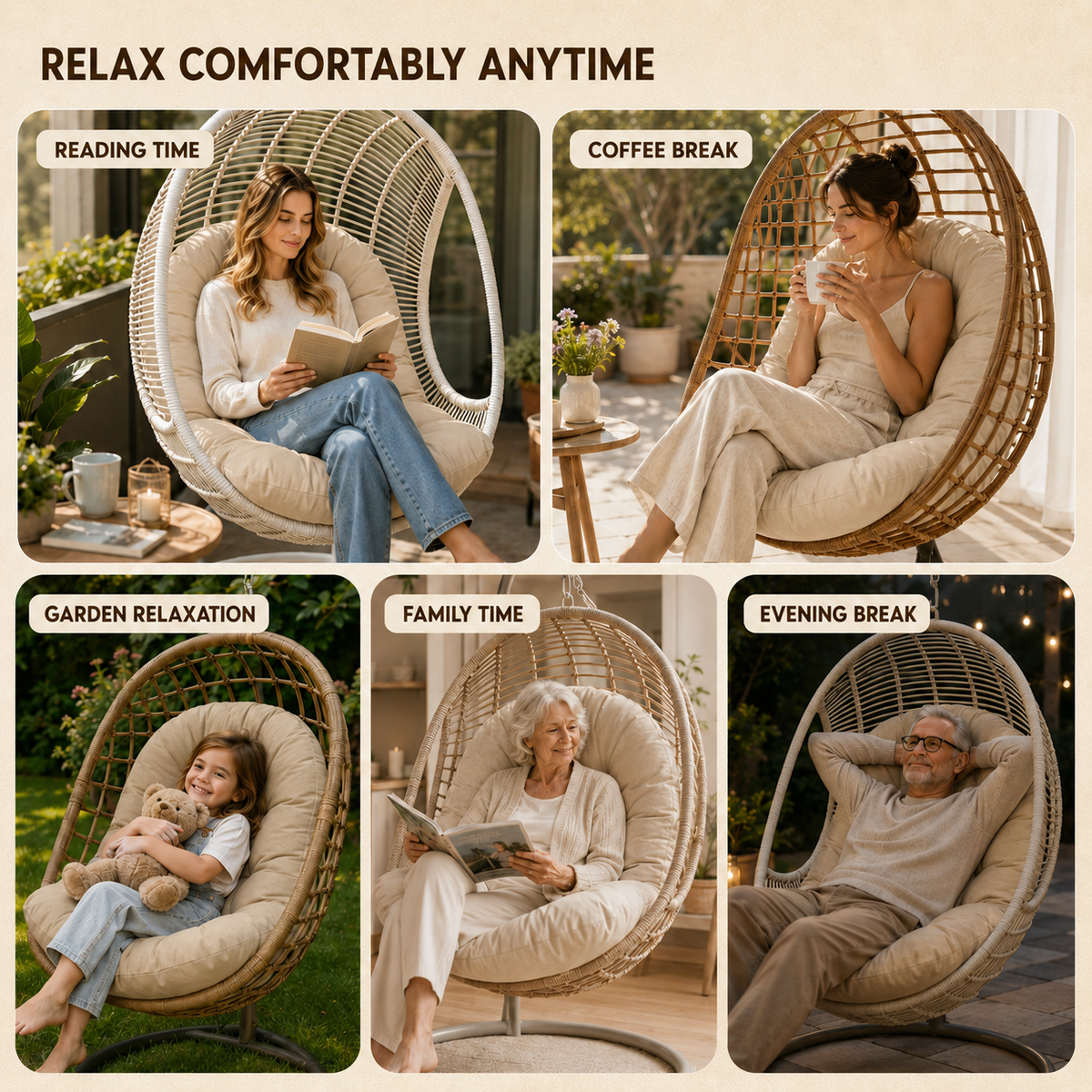 Nordspur | Nestelle Thick Padded Egg Seat
