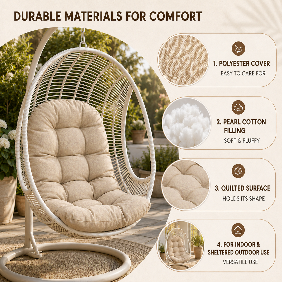 Nordspur | Nestelle Thick Padded Egg Seat